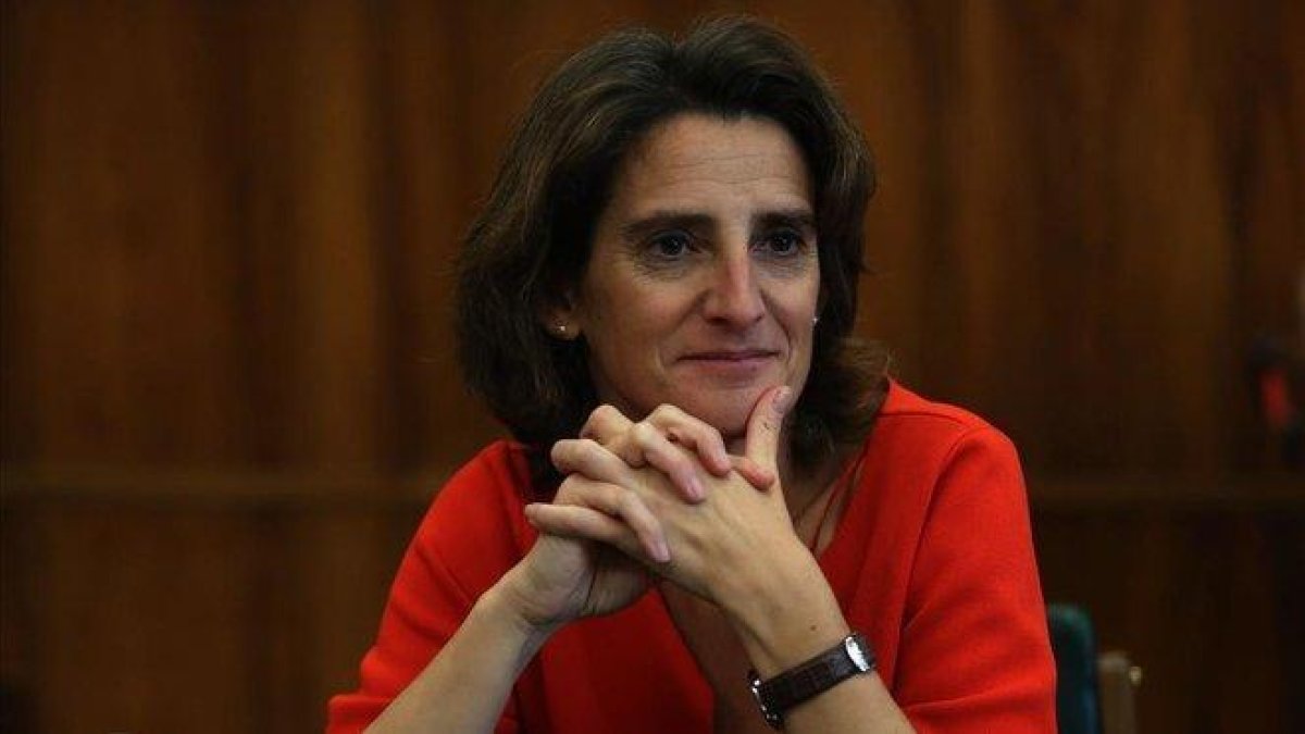 La ministra para la Transición Ecológica, Teresa Ribera.-DAVID CASTRO