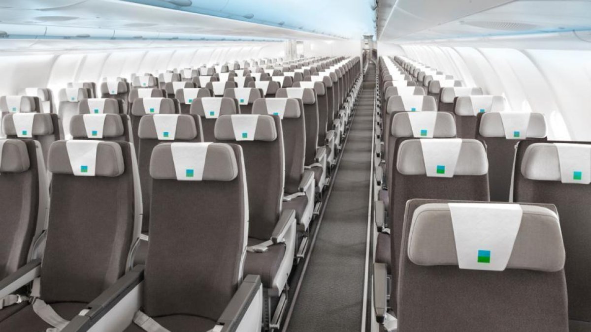 Configuración de asientos de la aerolínea Level.-
