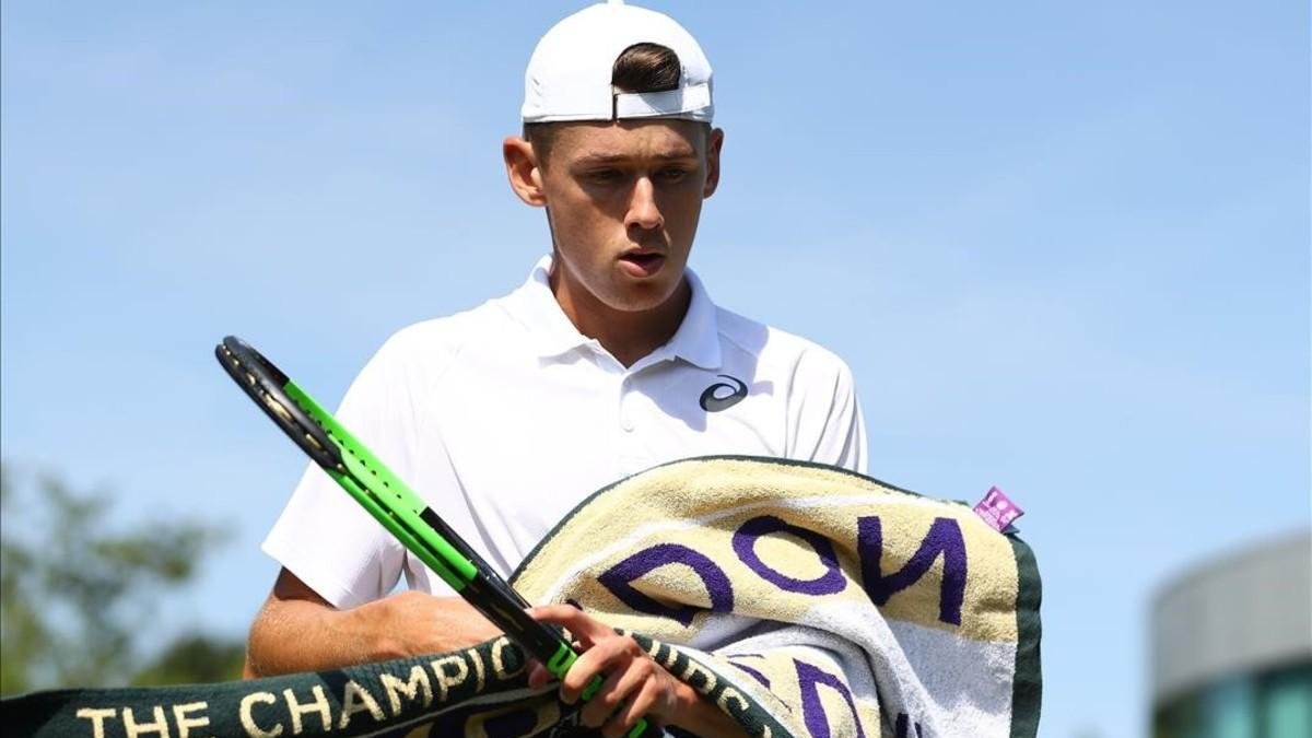 Alex de Miñaur, en Wimbledon.-GETTY IMAGES / MATTHEW LEWIS