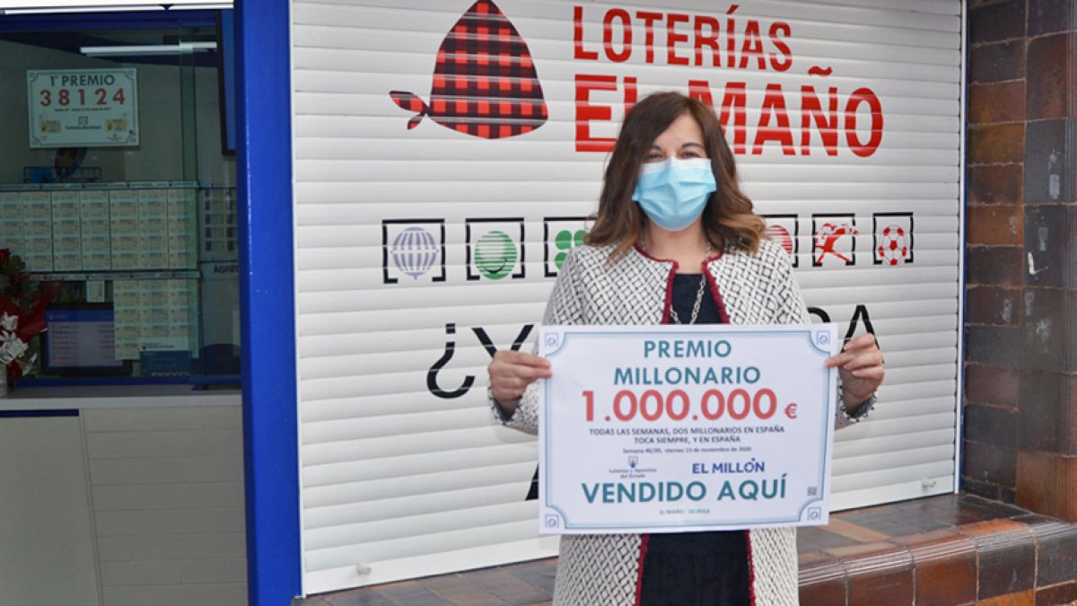 Loterías El maño repartió un premio millonario en Ólvega.-E.S.
