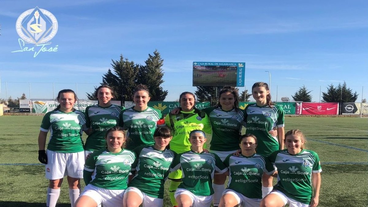Las chicas del San José no tuvieron piedad del equipo burgalés. Twitter San José