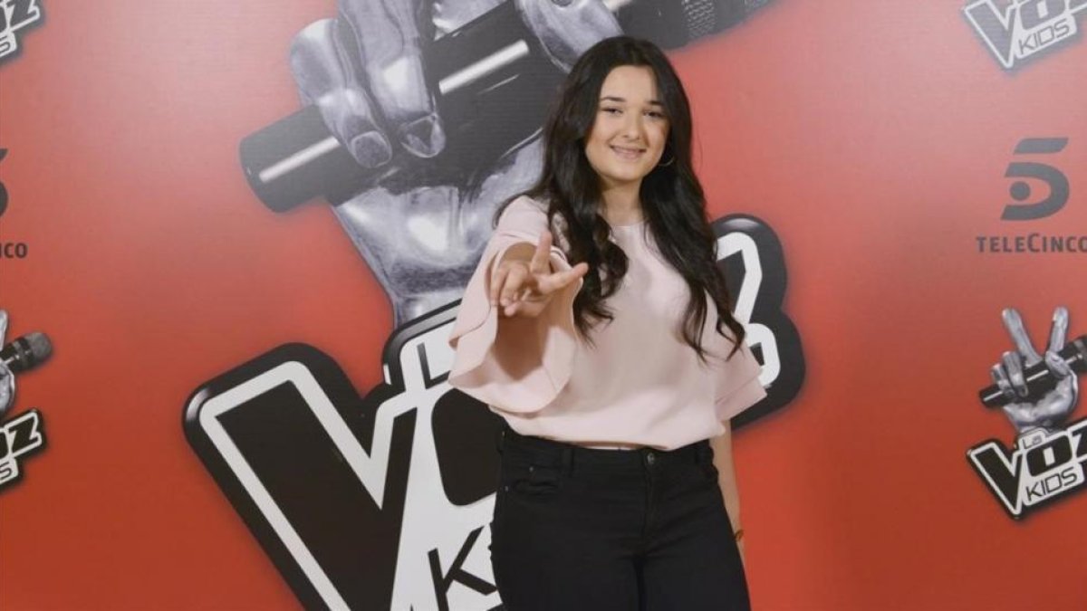 Rocío Aguilar, flamante ganadora de la última edición de 'La Voz kids'.-MEDIASET