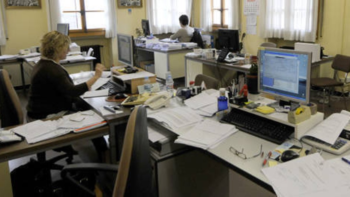 Departamento de intervención del Consistorio. / V.G.-