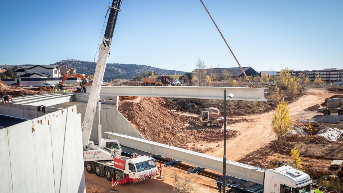 La Ronda del Duero, ahora en obras en su tercera fase, tendrá continuidad. GONZALO MONTESEGURO