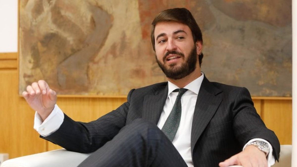 Juan García-Gallardo, portavoz del Grupo Parlamentario de Vox en las Cortes de Castilla y León. J.M. LOSTAU