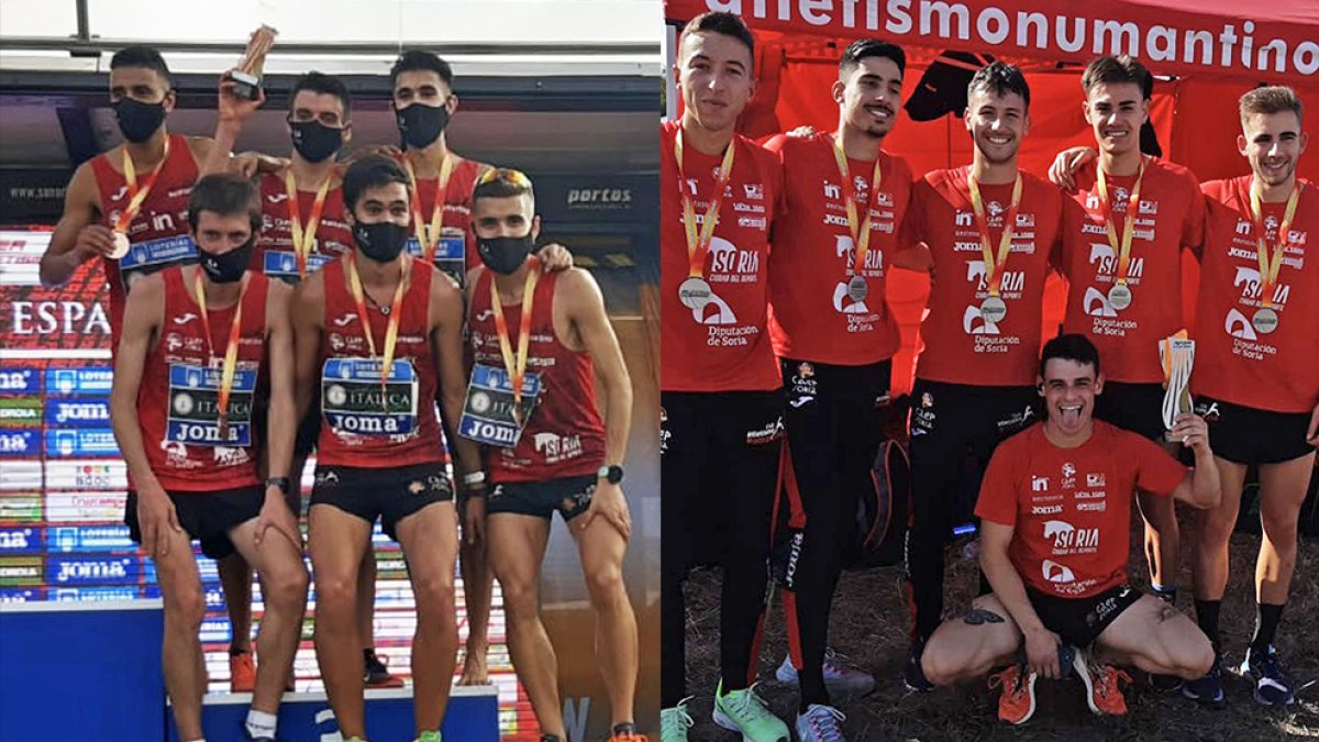 El Atletismo Numantino absoluto y sub 23 en el nacional de cross. HDS