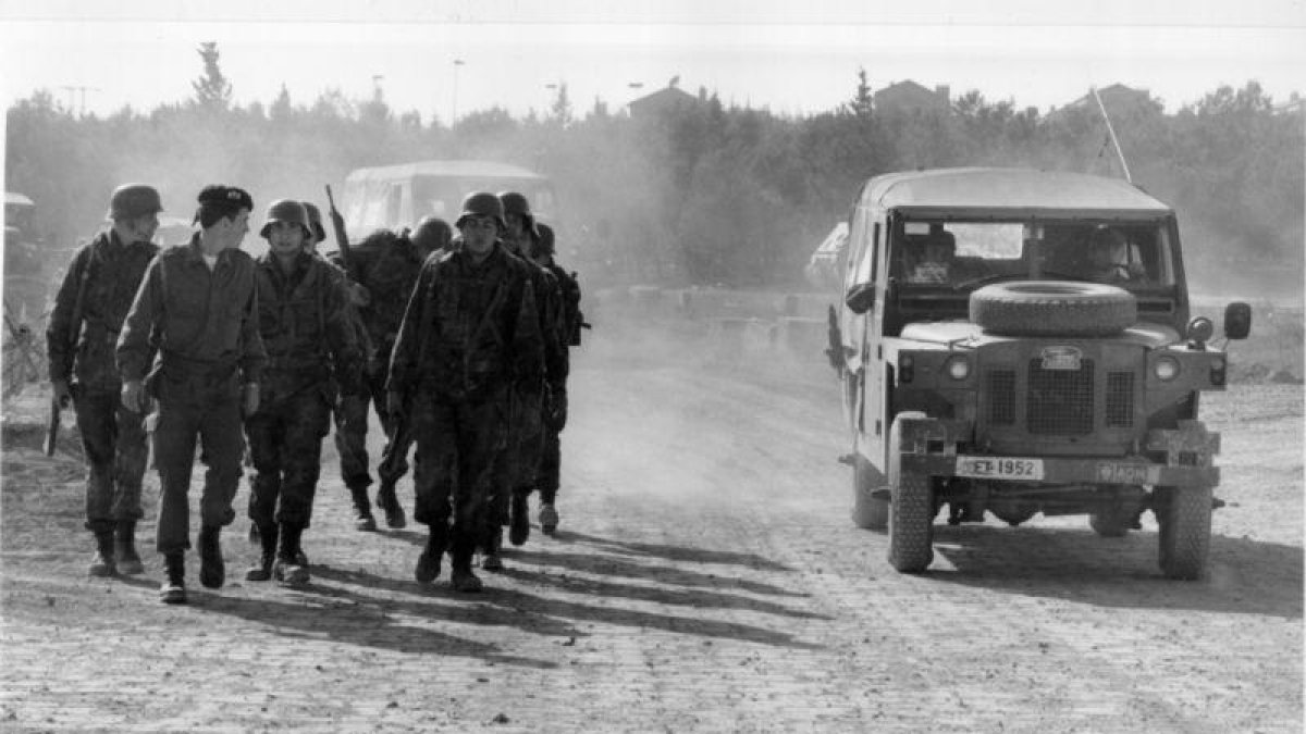 Soldados, durante el servicio militar.-EL PERIÓDICO