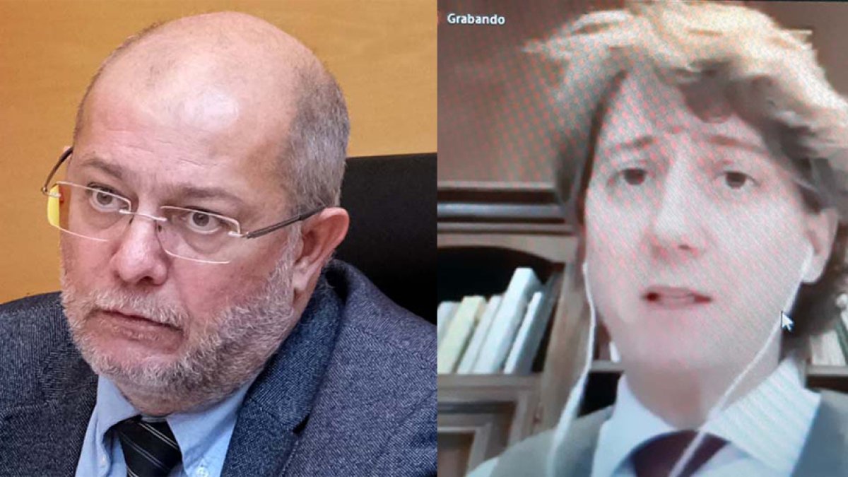 Igea y Martinez en sus comparecencias de ayer