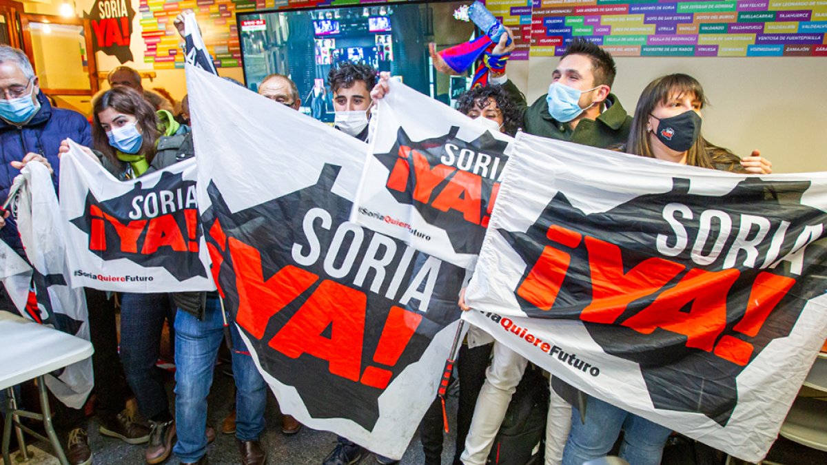 Soria ya celebra el resultado de las elecciones - MARIO TEJEDOR