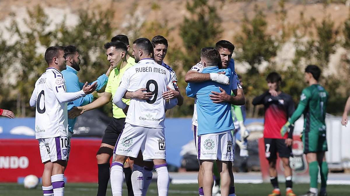El Numancia quiere celebrar en Zubieta otra victoria como visitante. HDS
