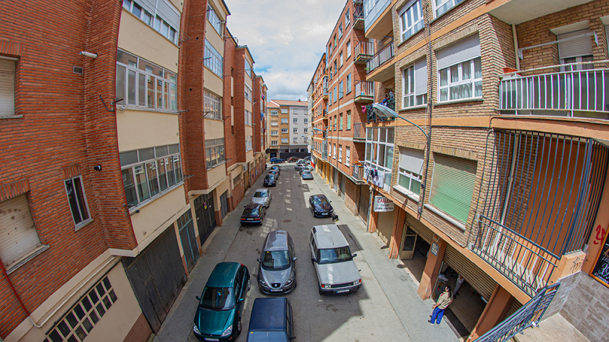 Calle Viriato desde la zona que da a la calle Las Casas, donde 'muere'.-MARIO TEJEDOR