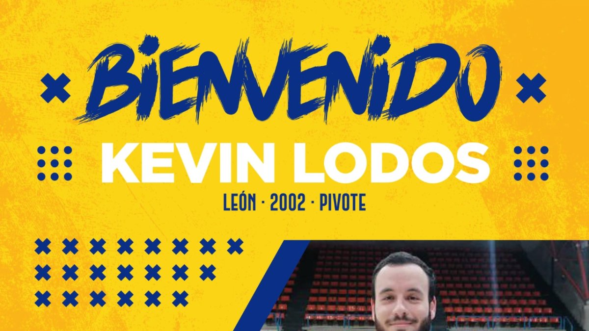 Kevin Lodos es un pivote que llega cedido de Ademar León.