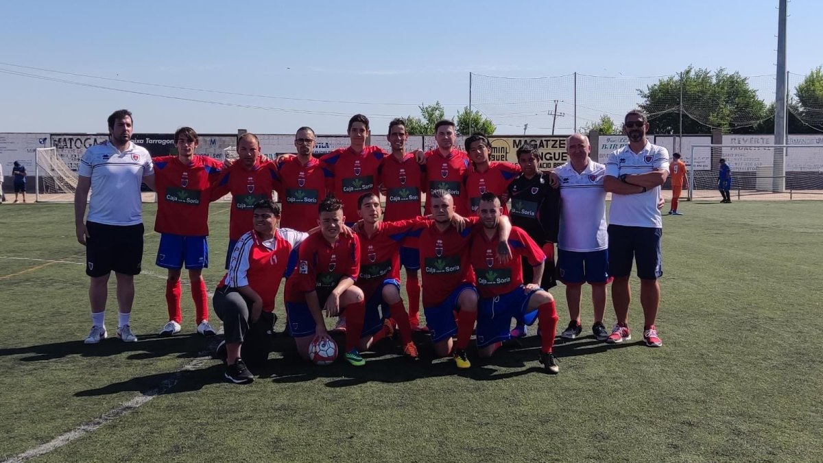 El equipo del Numancia que ha participado en el torneo de Tarragona. CD Numancia