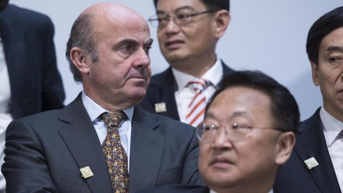 Guindos en la foto de familia del G-20.-SHAWN THEW
