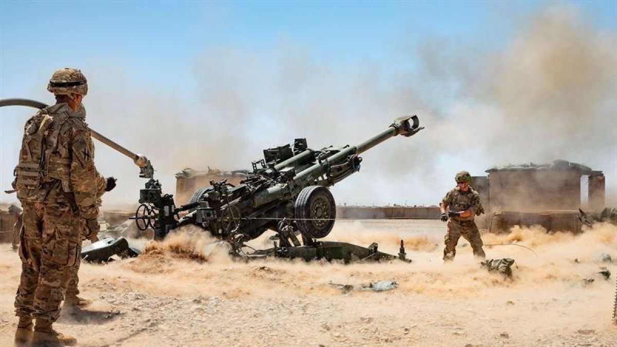 Militares estadounidenses en Afganistán.-SGT. JORDAN TRENT/US ARMY HANDOU