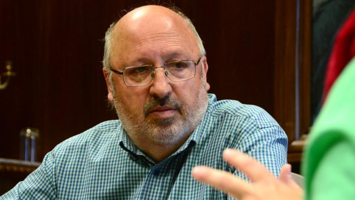 Amancio Martínez, alcalde de Valdeavellano-A. Martínez