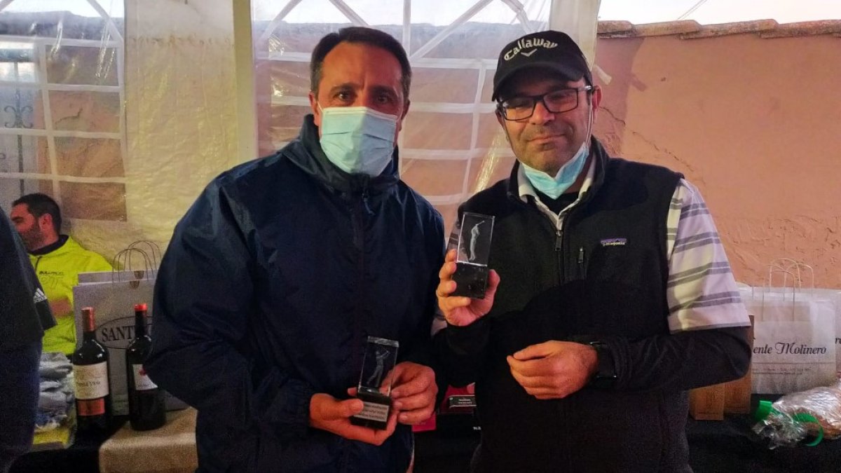 Los ganadores Alfredo Ciriano e Ignacio Abad. HDS
