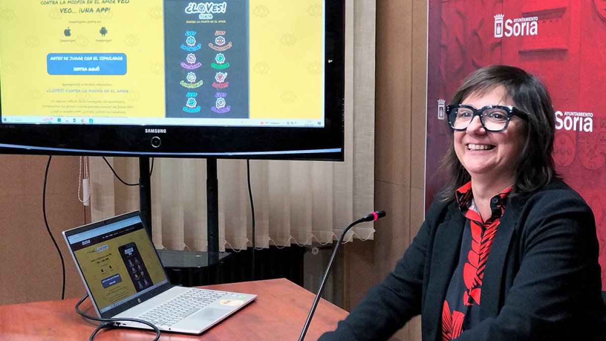 Gloria Gonzalo presenta le nueva APP. JOSE ÁNGEL CAMPILLO