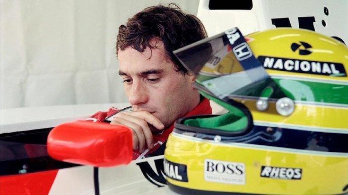 Ayrton Senna.-
