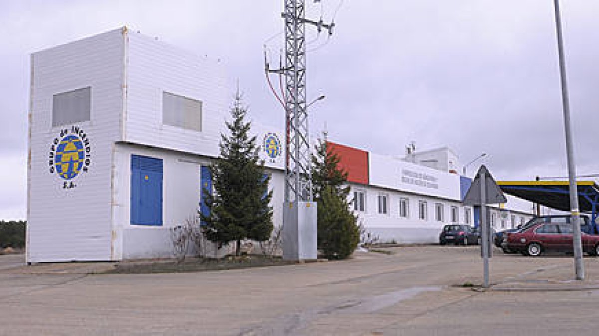 Instalaciones de la fábrica de Tardelcuende./ A. M.-