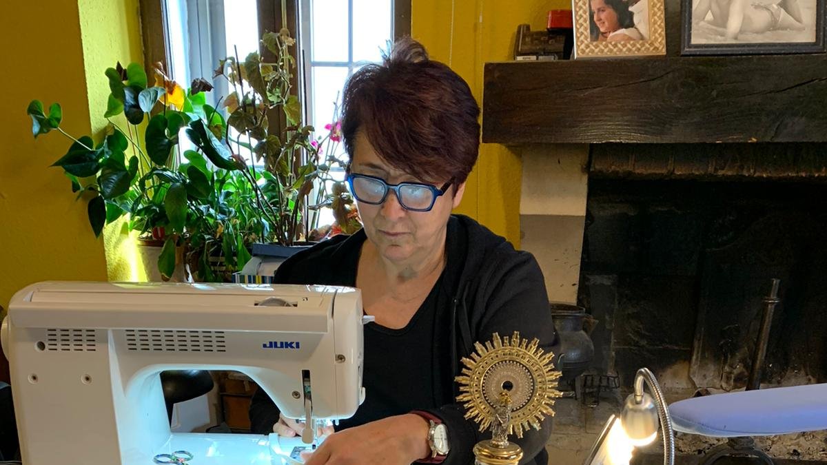 Desde Cascarejos, María Dolores también colabora en la red.