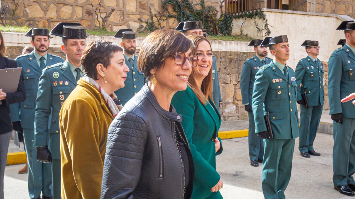 María Gámez a su llegada a la Comandancia de Soria. MARIO TEJEDOR