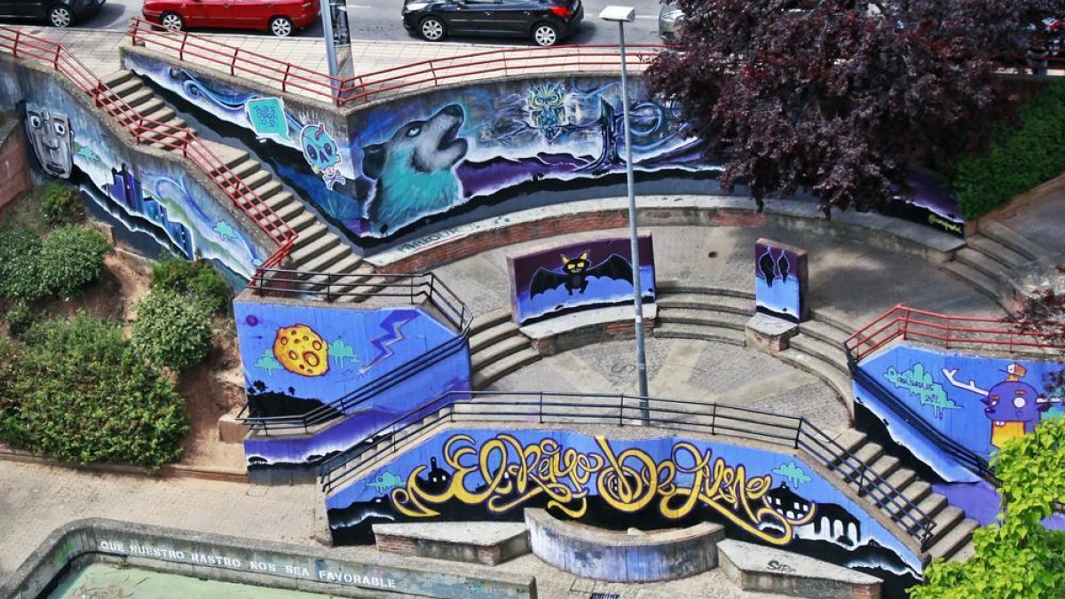 El nuevo mural de 'El rayo de luna'.-Mario Tejedor