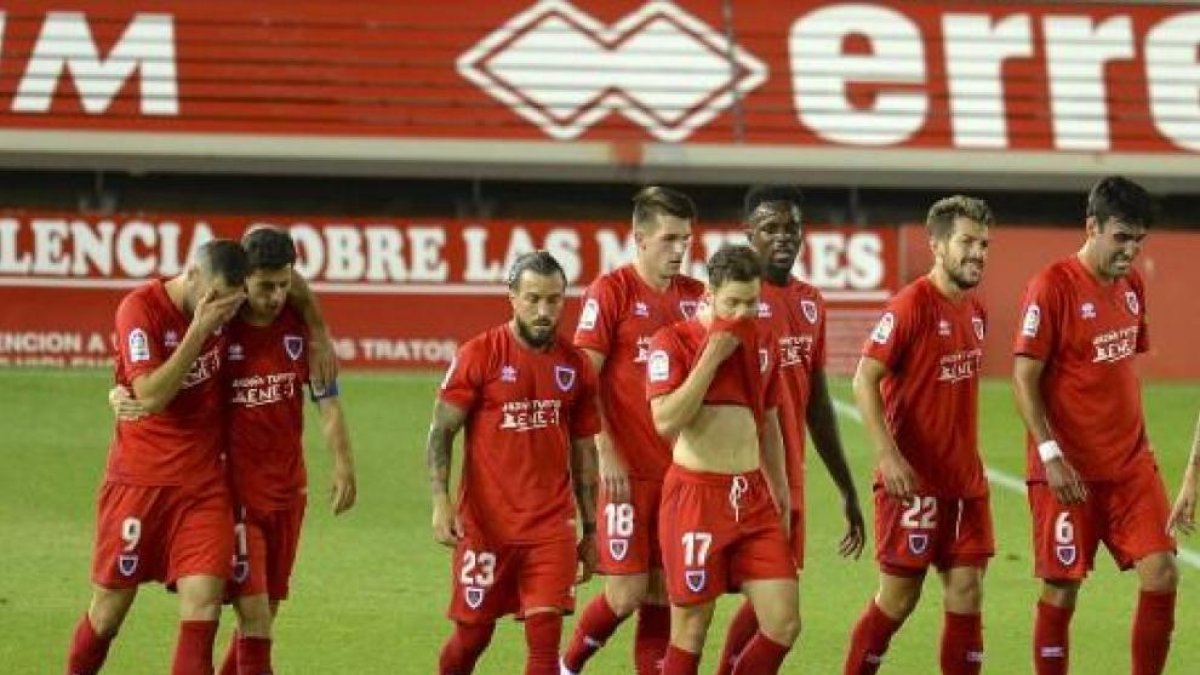 El Numancia descendía a Segunda B en la última jornada de la temporada 2019-2020. HDS