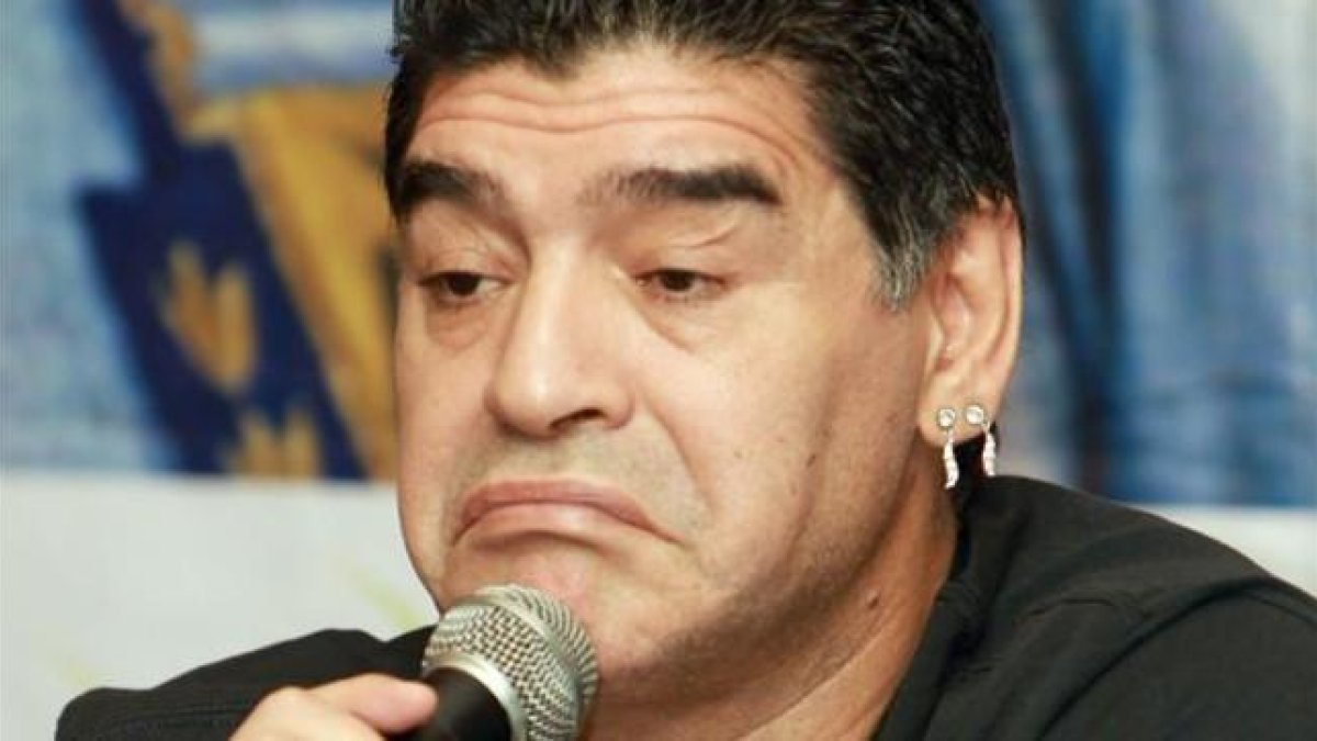 Diego Armando Maradona.-ARCHIVO