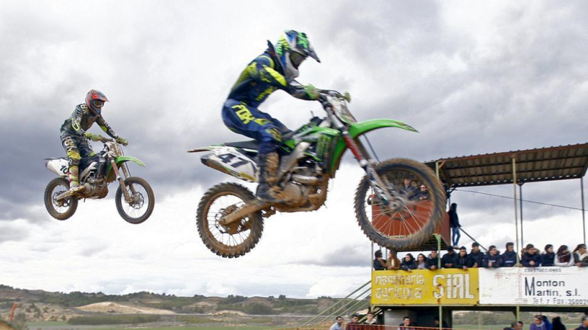 Prueba de motocross en San Esteban en una imagen de archivo.-HDS