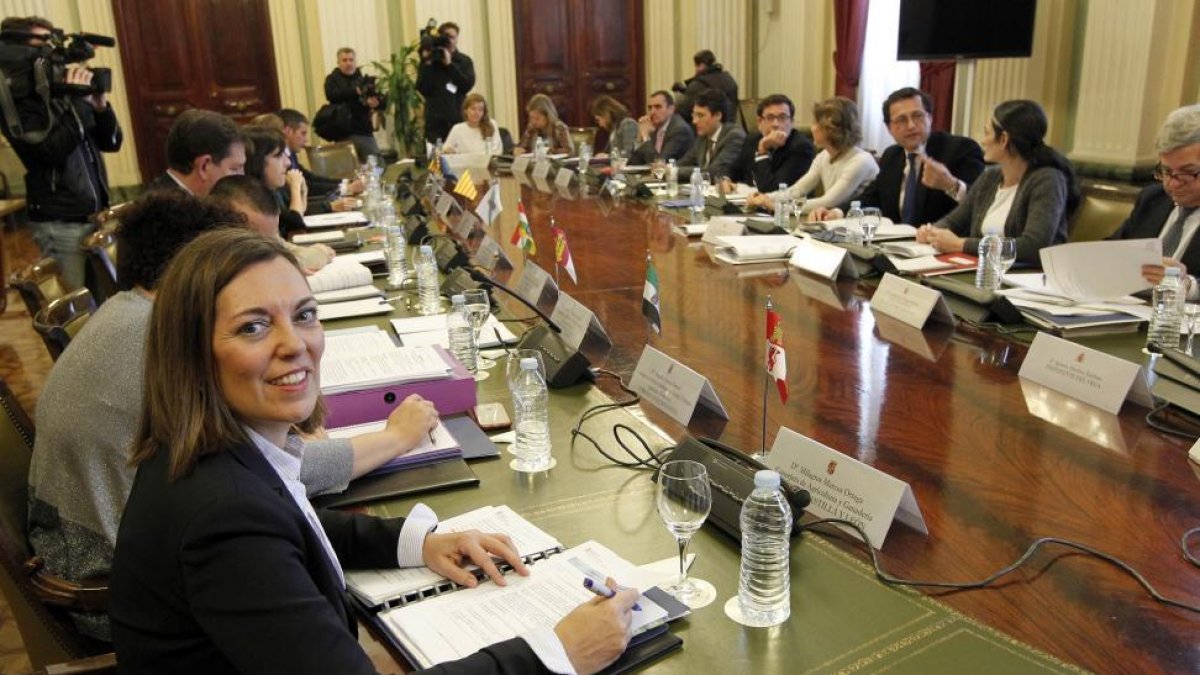 La consejera de Agricultura y Ganadería, Milagros Marcos, asiste a la Conferencia Sectorial de Agricultura y Desarrollo Rural-ICAL