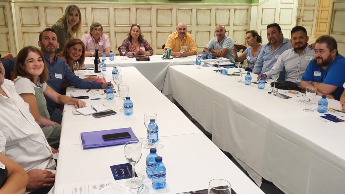 Imagen de la reunión empresarial. HDS