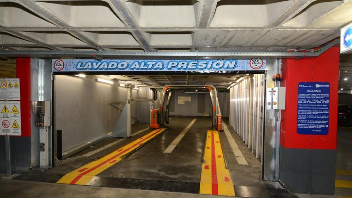Instalación del túnel de lavado a alta presión.-ALVARO MARTÍNEZ