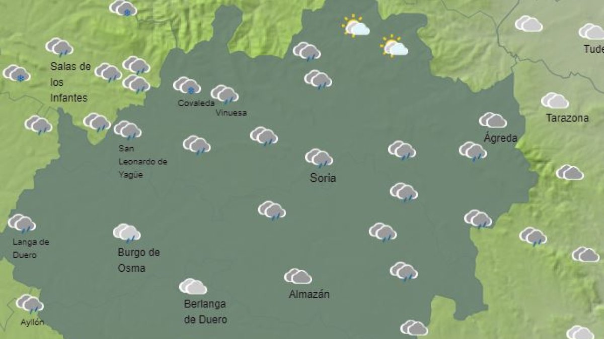 El cielo comenzará a cubrirse por la tarde y se esperan lluvias a última hora del día, según la Aemet.-HDS