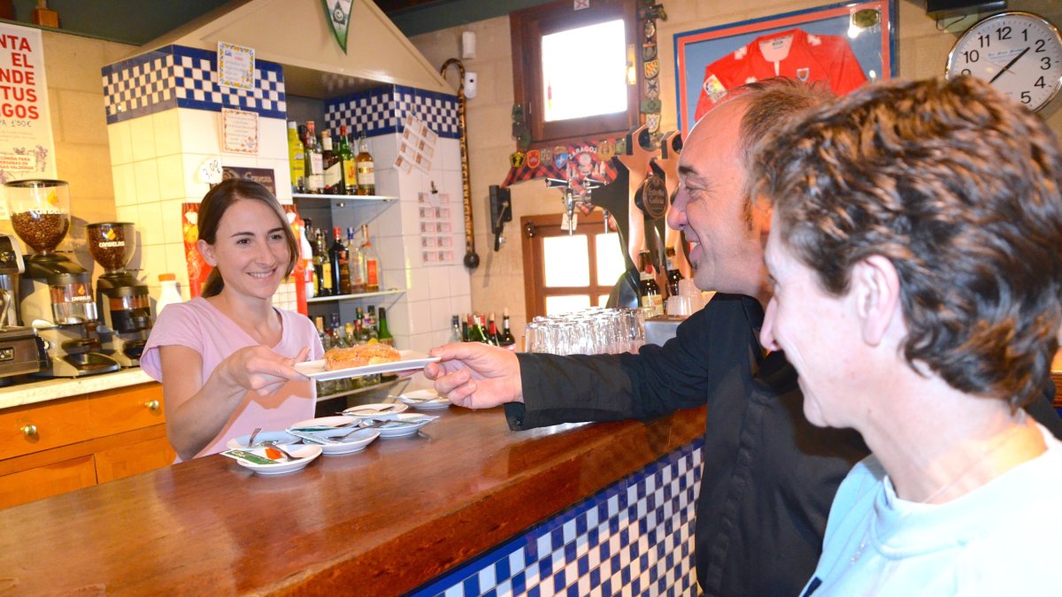 Tapas en el restaurante El Maño, en ediciones anteriores. RAQUEL FERNÁNDEZ