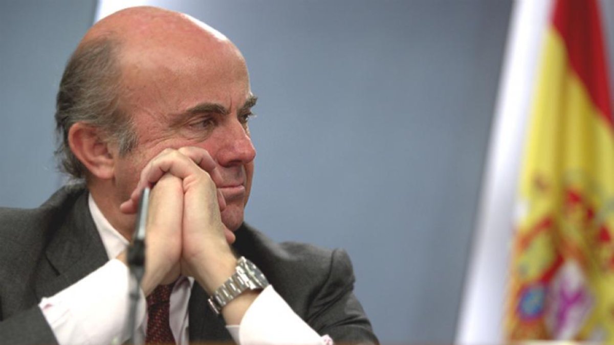 Luis de Guindos, ministro de Economía-DAVID CASTRO
