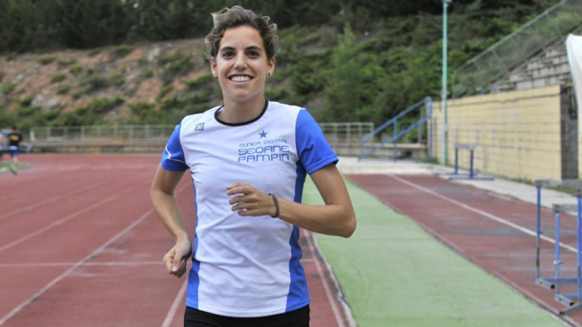 La atleta soriana Marta Pérez Miguel es una de las opciones de medalla en Gijón.-VALENTÍN GUISANDE