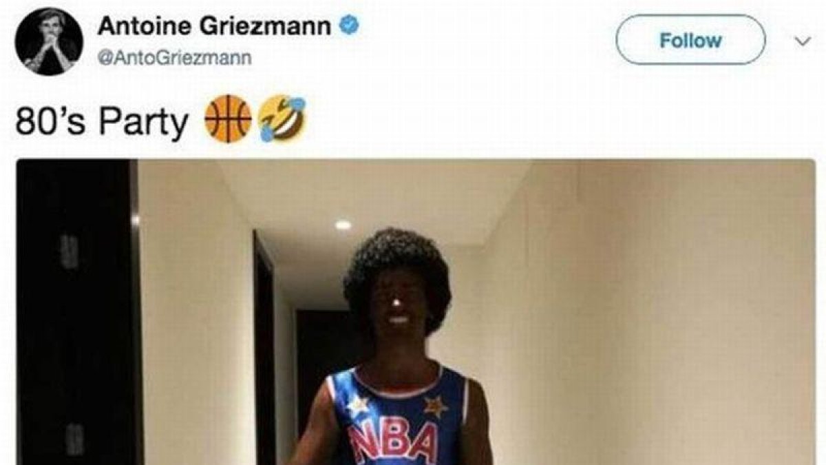 Fotografía de Antoine Griezmann que ha causado polémica en las redes.-INSTAGRAM DE GRIEZMANN
