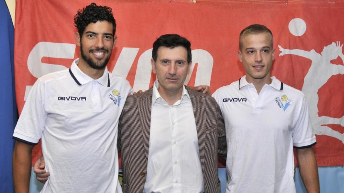 Daniel Retuerto, Ángel Romera y Guillermo Loeches en la presentación en el sede del Río Duero.-Valentín Guisande