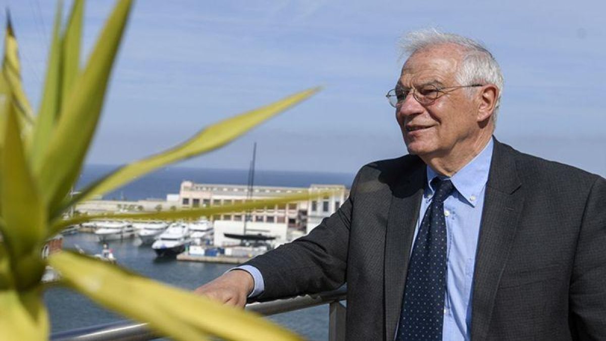 Josep Borell, el candidato al Parlamento europeo por los socialistas.-JORDI COTRINA
