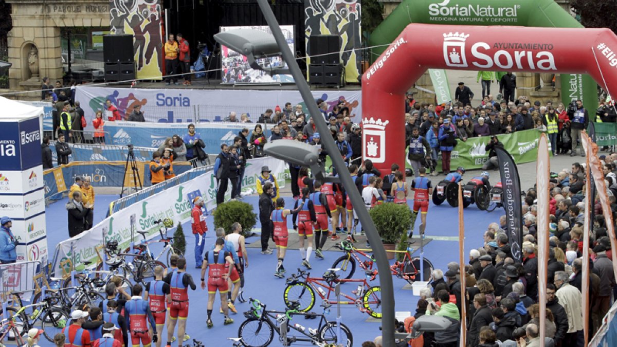 Campeonato europeo de Duatlón en Soria.-LUIS ANGEL TEJEDOR.