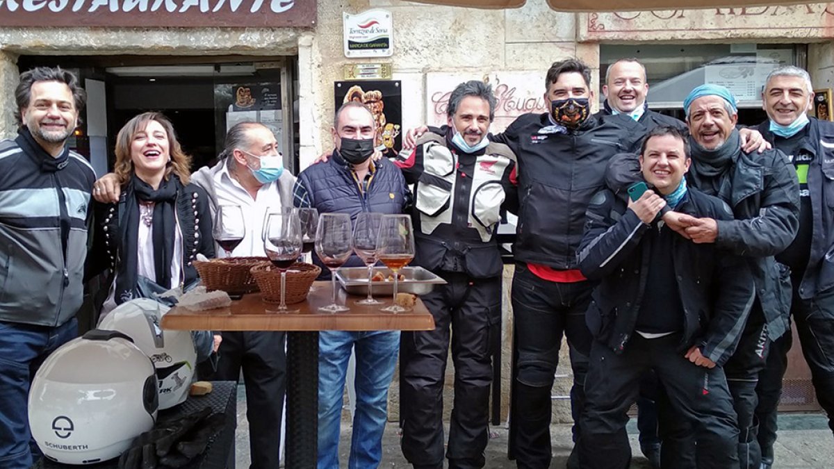 La torrezno raid visita Soria. A. C.