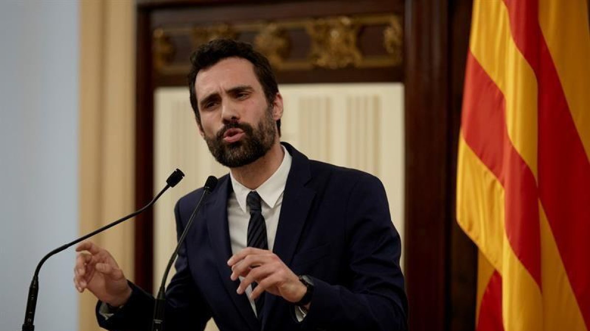 El presidente del Parlament, Roger Torrent.-EFE / ALEJANDRO GARCÍA