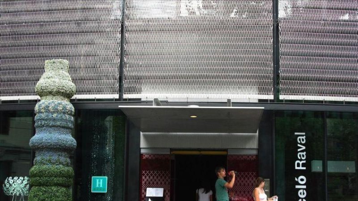 Hotel Barceló, en el Raval de Barcelona.-CECILE CARREZ