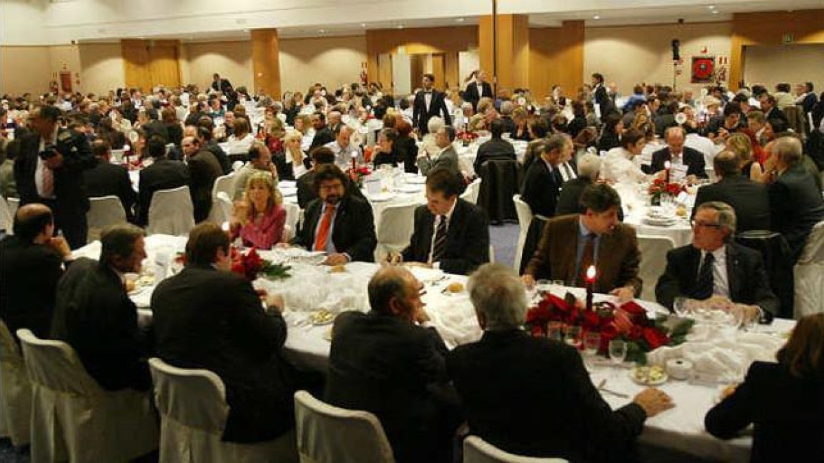 Un ejemplo de cena de empresa.-ALVARO MONGE