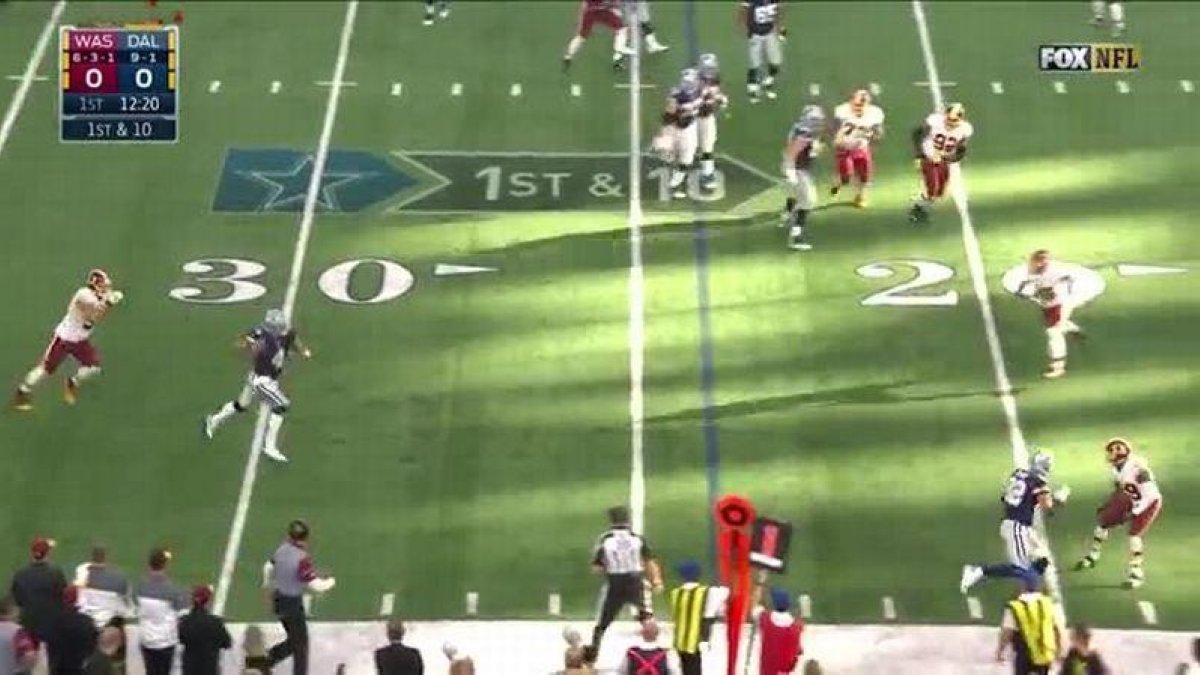 Dak Prescott cuajó otro partidazo ante los Redskins en acción de gracias.-NFL