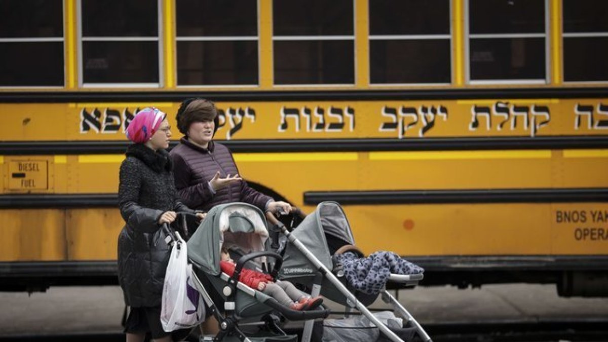 La comunidad judía ortodoxa en Brooklyn, Nueva York, se niega a vacunar a sus hijos.-AFP / GETTY IMAGES NORTH AMERICA