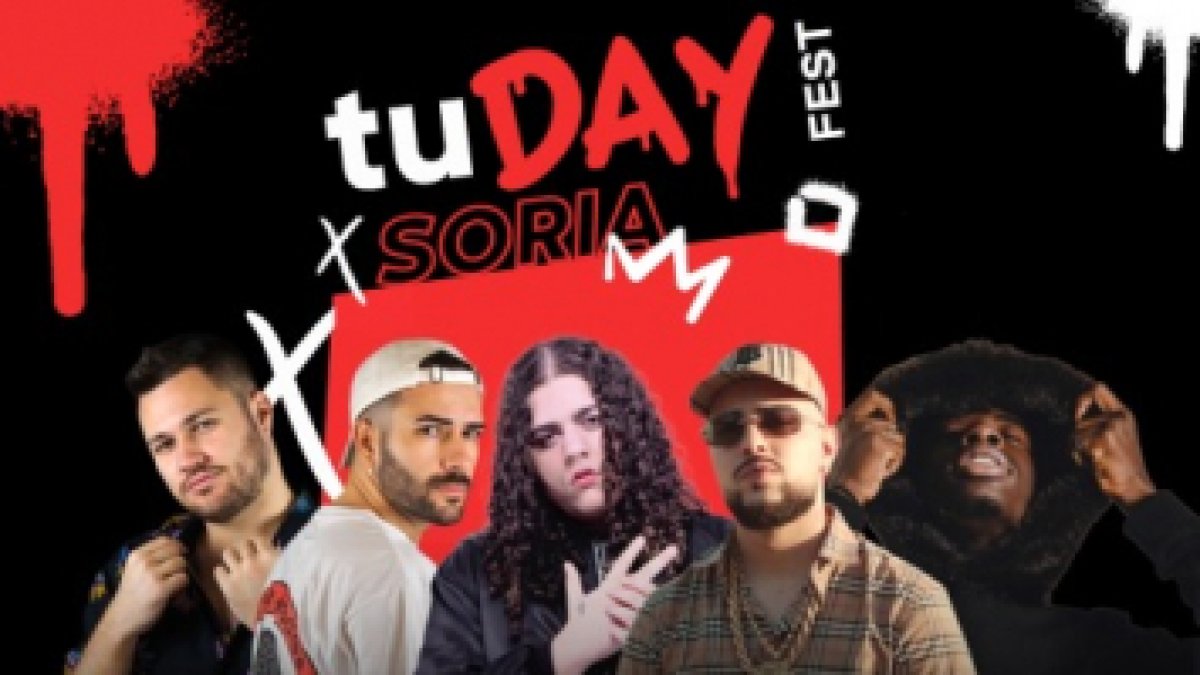 Cartel del tuDay Fest, festival de música urbana que se celebra este viernes en Soria. HDS