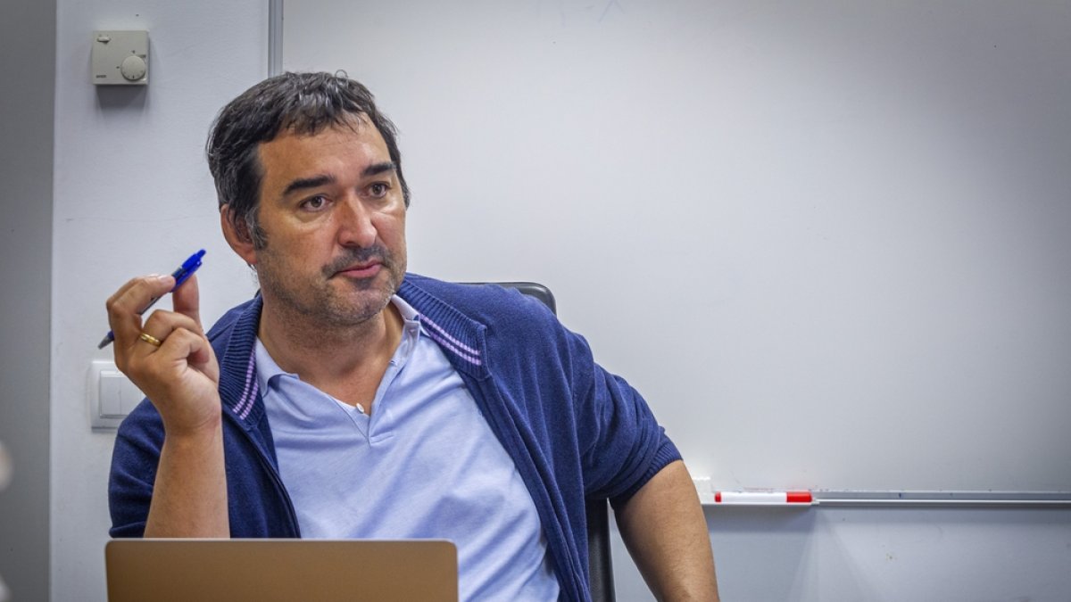 El gerente de Valle de Odieta, Alberto Guerendiain - MARIO TEJEDOR