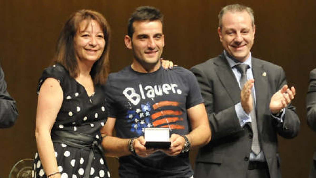 Litos recogiendo un premio en temporadas anteriores. HDS